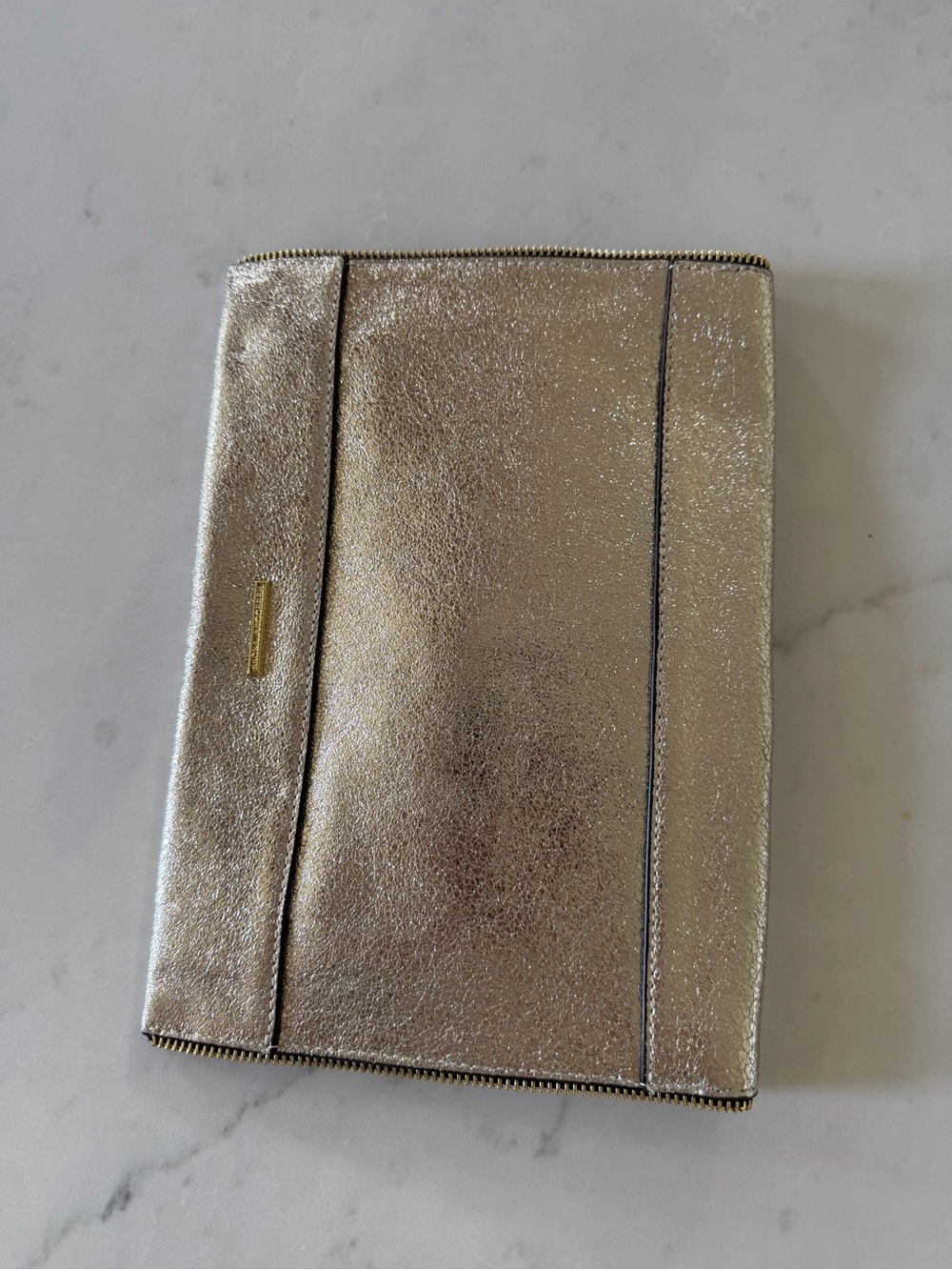 Rebecca Minkoff Metallic Gold Envelope Clutch